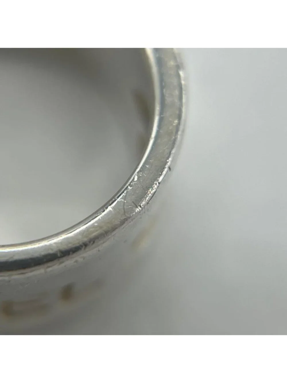 Chanel Logo Wide Ring Clover